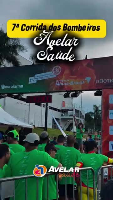 Capa da cobertura da 7ª Corrida dos Bombeiros, da Avelar Saúde